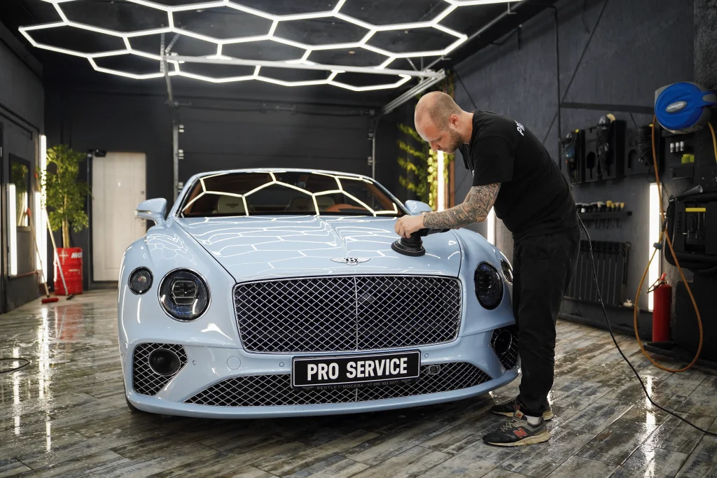 Bentley Continental — полировка кузова, фото 2