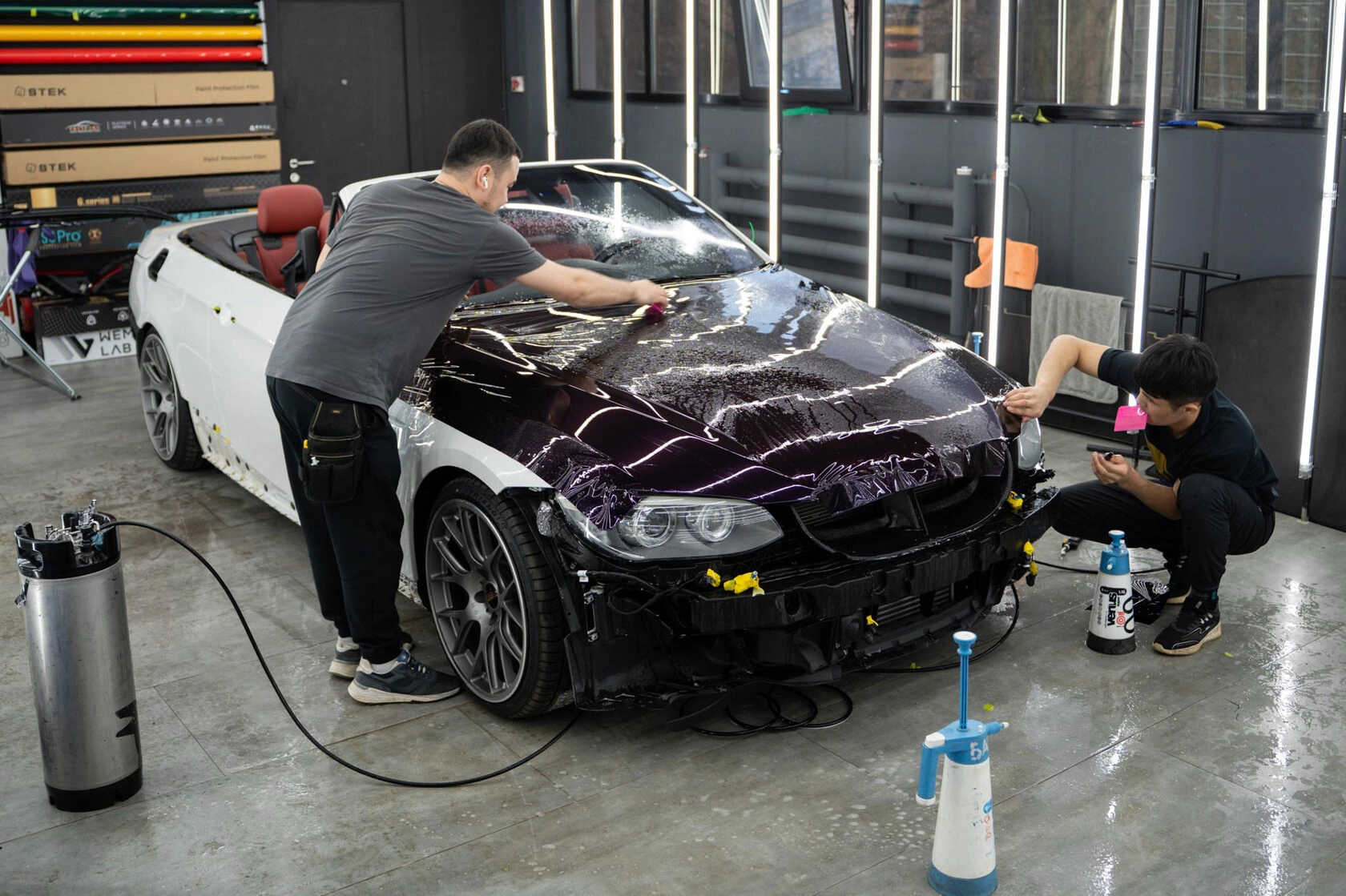 BMW E93 — оклейка кузова: фото работы PRO Service — 2