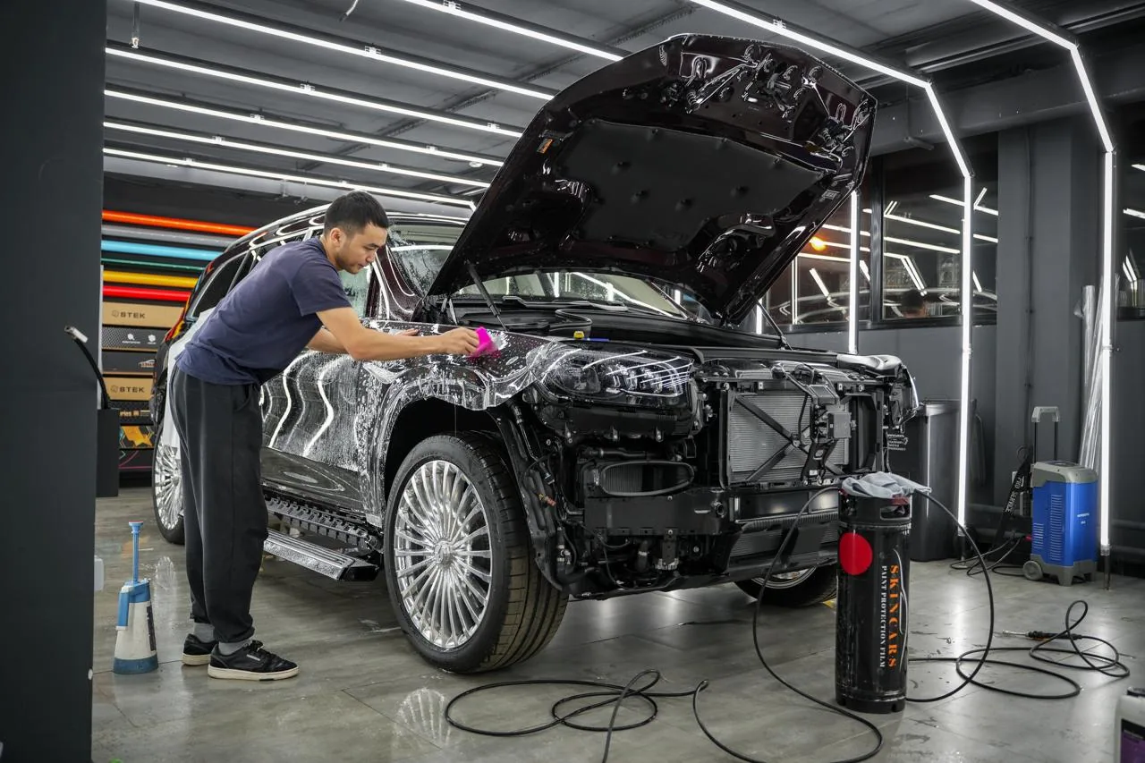 Mercedes-Maybach GLS — кузов, хром и салонный глянец: фото работы PRO Service — 2