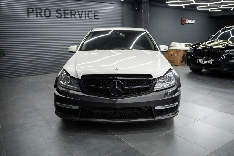 Mercedes-Benz — примерка комплекта для фейслифтинга, фото 3